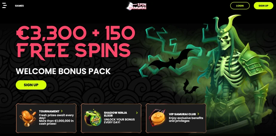 Spin Samurai Casino Canada