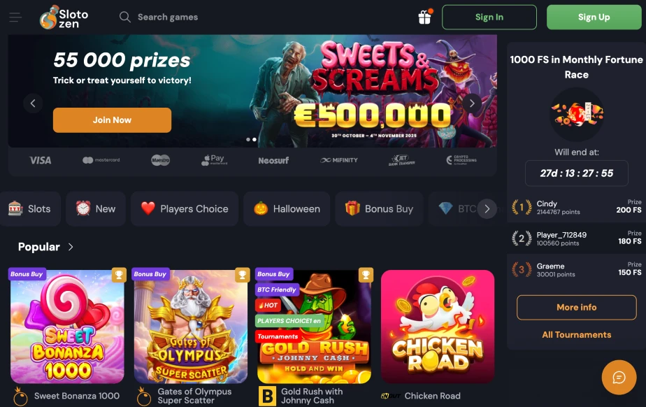 Slotozen Casino Canada