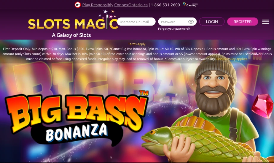 SlotsMagic Casino Canada