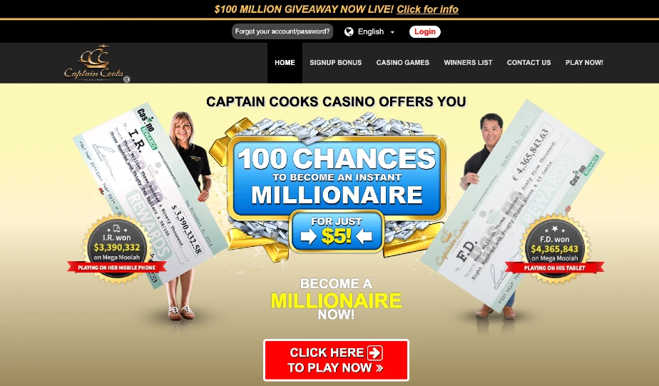 Captain Cook Casino Canada