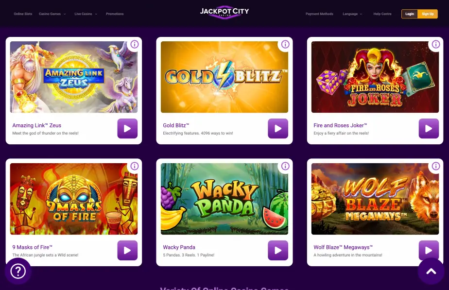 Casino JackpotCity Canada